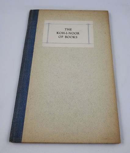 The koh noor - the, books: